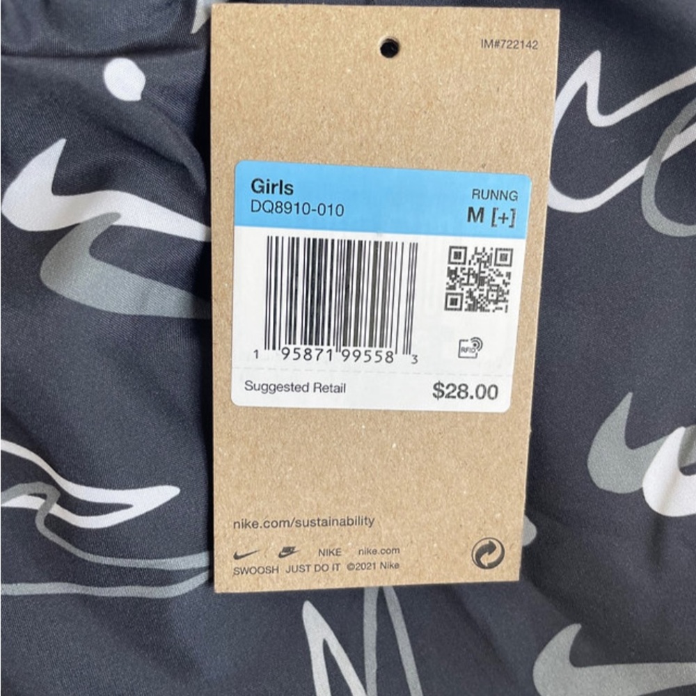 Nike Big Girl Plus Brief Lined Shorts - Picture 4 of 5